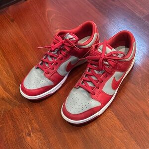 Nike Men's DUNKS Red and Gray size 12
